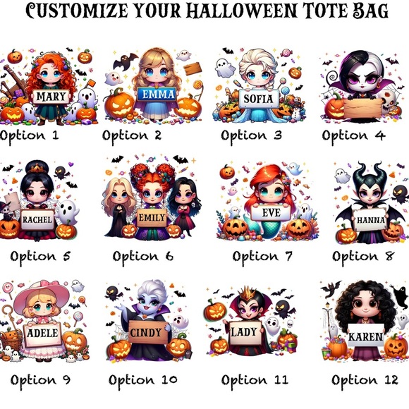 Customize halloween treat bag - Picture 3 of 8